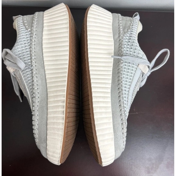 White Mountain Dynastic Platform Sneakers Womens Size 7M Gray Boho Streetwear - Picture 4 of 8